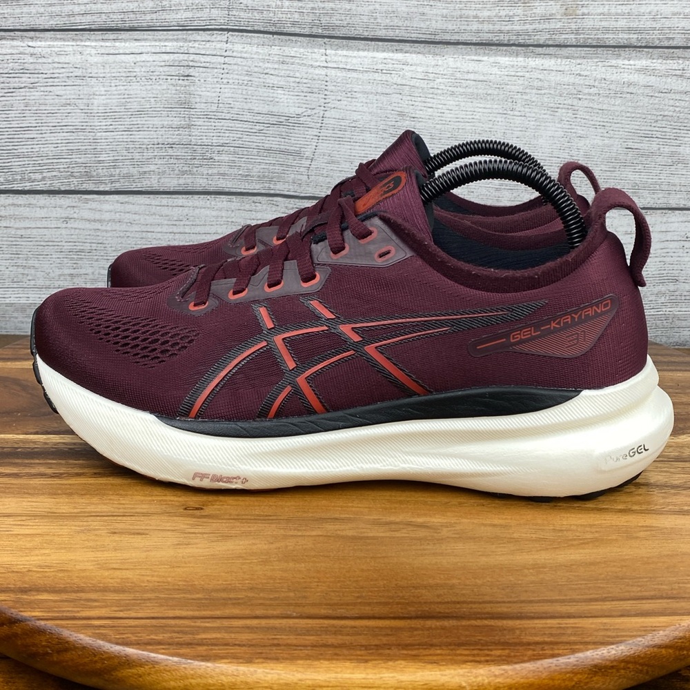 Asics Gel Kayano 31 Deep Mars Maroon Running Shoe 1011B867 Men’s 8 / Women’s 9.5